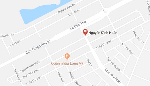 Bán Lô Đất Mặt Tiền Đường Nguyễn Đình Hoàn, Khu Mega - Habour Ville Thuận Phước, Quận Sơn Trà. 