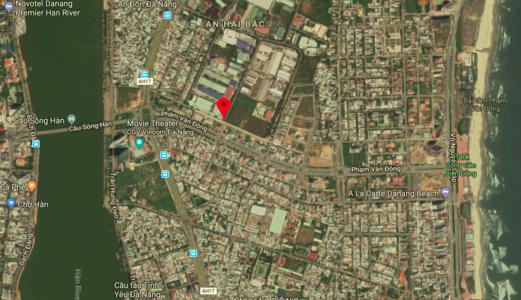 Lô Đất Mặt Tiền Đường Lý Thánh Tông, Song Song Với Phạm Văn Đồng, Gần Biển Giá Chỉ 100 Triệu/M2