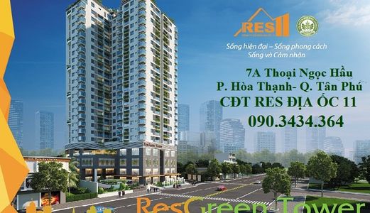 Gọi Ngay Ms Linh - 090.3434.364 Để Được Mua Với Giá Tốt Nhất, Thông Tin Chuẩn Nhất Về Resgreen Tower