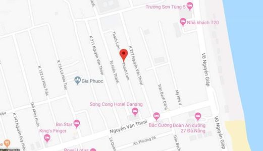 Bán Đất Đường Thạch Lam, Quận Sơn Trà, Tp. Đà Nẵng, Lô 2 Mt Gần Biển Mỹ Khê 