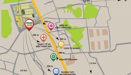 Khu Đô Thị Garden House Tại Xã Điện Thắng Bắc, Giá Chỉ Từ 679Tr/Nền, Chiết Khấu Lên Đến 5%