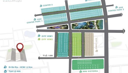 Bán Đất Dự Án Bà Riạ Dola Center Ngay Cổng Chào Long Hải, Sổ Hồng Từng Lô, Xdtd Lh: 0938065901