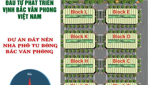 Bán Đất Nền  Bắc Vân Phong, Giá Tốt, Lợi Nhuận Khủng 20 Triệu/m2