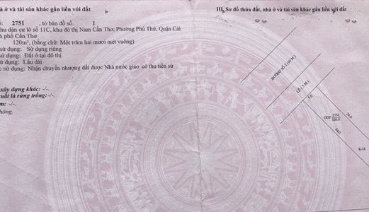 Bán Nền Khu dân cư Nông Thổ Sản - Địa Chỉ Đường Số 2 Khu Dân Cư Nông Thổ Sản, Phường Phú Thứ, Quận Cái Răng