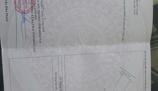 Chính Chủ Bán Gấp Lô Đất Thổ Cư 100% Sổ Riêng .