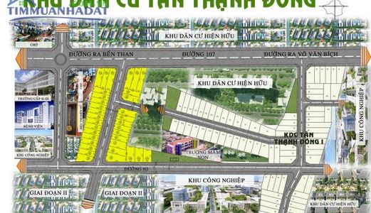 Đất Nền Củ Chi Ngay Chợ Sáng Tân Thạnh Đông Giá 14 Triệu/m2