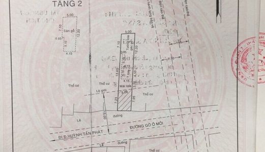 Bán Đất Mặt Tiền Gò Ô Môi - Diện tích 5X20.5M - Hướng Nam - Đường 30M - Giá 8.5 Tỷ