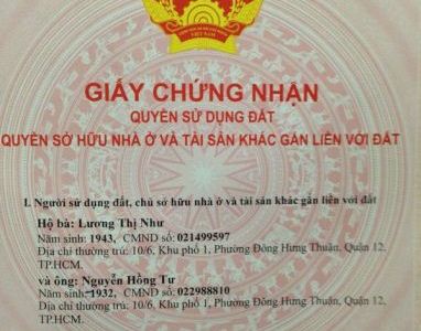 Đường Tân Thới Hiệp, Phường Tân Thới Hiệp, Quận 12, Hồ Chí Minh 900Tr/100M