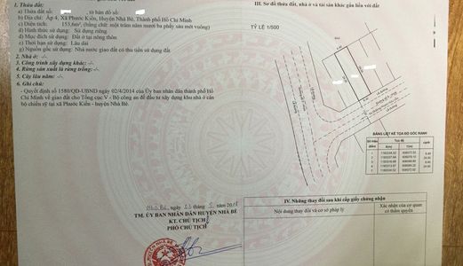 Bán Nhanh Đất Bộ Công An, Nhà Bè, Diện Tích 6.4X24M. Đường 12M. Giá 34.5 Triệu /m2 .