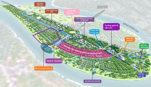 Khu Biệt Thự Ven Sông Swanbay Đảo Đại Phước - Thiết Kế Phong Cách Pháp, Gía ~10 Tỷ, Tt 50% Nhận Nhà