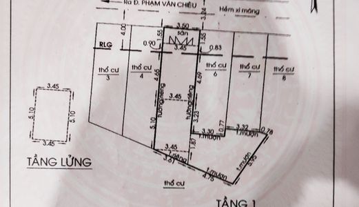 4.6 Tỷ Cho Căn Đường Số 4, P16, Gò Vâp, Diện tích 3.5X11.3m - Nở hậu 10.8m (Trệt 2 Lầu, 3 Phòng ngủ, 4 WC, Phòng khách, Phòng Ăn, Sân thượng)
