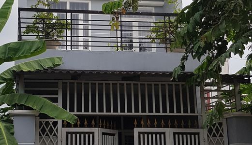 Nhà Mt Dt 5X20M2, 1 Trệt 2 Lầu, Sân Thượng  Kdc Bình An, Nằm Trên Đường Mỹ Phước Tân Vạn