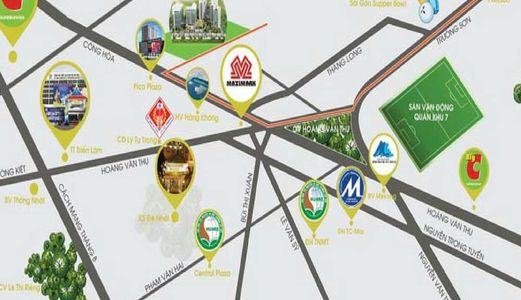 Mở Bán Chính Thức Căn 2 Phòng ngủ 1,9 Tỷ Ngay Đường Cộng Hòa Liền Kề Sân Bay