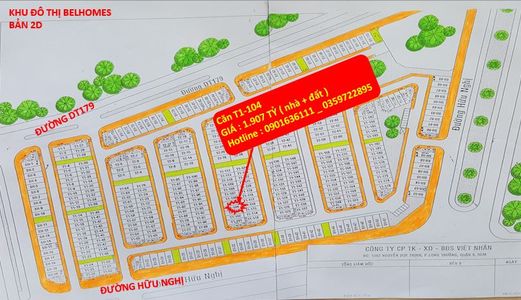 Chính Chủ Cần Tiền Gửi Bán Căn Liền Kề Với Giá Gốc Thuộc Khu Đô Thị Belhomes Vsip, Từ Sơn, Bắc Ninh