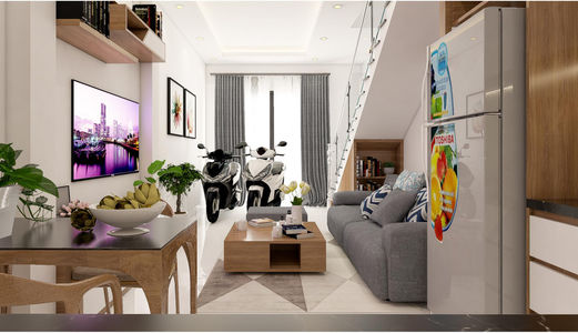 Dự Án Mới, Nhà Cực Đẹp, 1 Trệt 1 Lầu, 2 Pn, 2 Wc, Giá F1, 1 Tỷ 280, Cách Hà Huy Giáp 300M