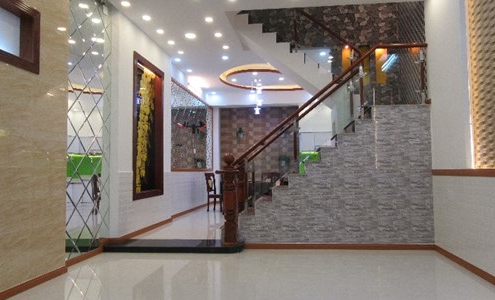 Nhà Sổ Hồng Riêng, Kiến Trúc Villa, 1 Trệt 2 Lầu, 1 Sân Thượng, 5 PN, 4 WC, Gần Chợ, Trường Học
