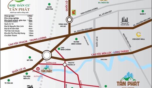 Mở Bán Đợt 1, 30 Lô Đất Nền Giá Rẻ Khu dân cư Hoàn Chỉnh Phước Lý Cần Giuộc, Liền kề Chợ Gò Đen Khu dân cư Mỹ Yên