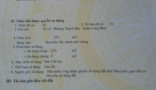 Bán Đất Sổ Đỏ Chính Chủ Tại Thạch Bàn