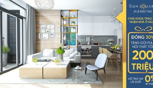 Tặng 200 Triệu - Rước Lộc Tân Gia Nhận Nhà Đón Tết – Sun Square Đóng 30% Nhận Nhà Ngay