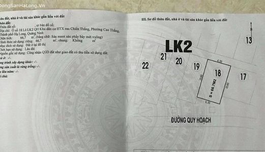  Bán Đất Sau Cây Xăng Cao Thắng, Dt: 66.7M2, Mt: 6.3M, Hướng Nam