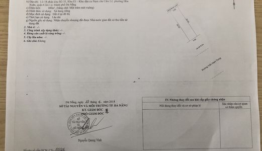 Cần Bán Lô Đất, Cặp Đất Đường Trần Nam Trung – Nam Cầu Cẩm Lệ