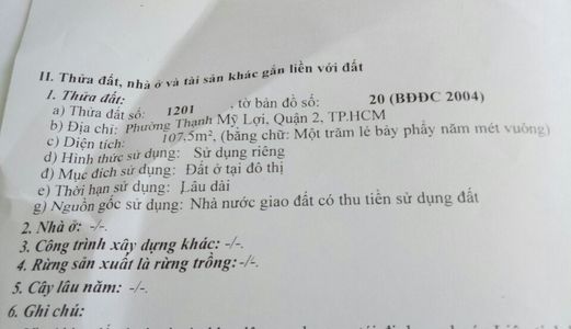 Kẹt Tiền Cần Bán 2 Lô Thổ Cư 100%, Chính Chủ, Giá Chưa Qua Đầu Tư.. Gần Đảo Kim Cương Quận 2 