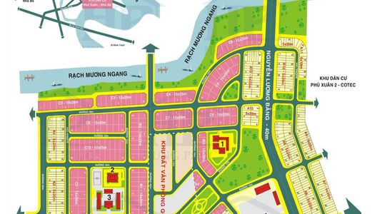 Bán Đất Biệt Thự C9 Cotec Phú Xuân, Lô Góc 2 Mặt Tiền Đường, Giá 18.3 Triệu/m2, Lh 0964 687 369