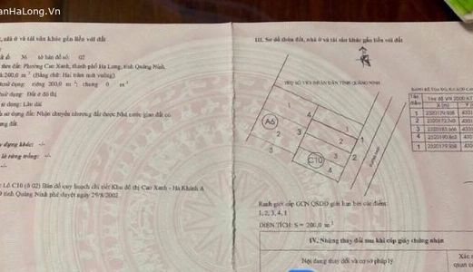 Bán Lô C10-2, Diện Tích 200M2, Mặt Tiền 8M, Hướng Đông Nam, Trục Đường 21M, Kđt Hà Khánh A !!!