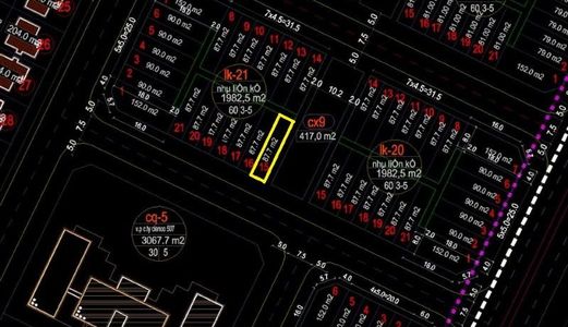 Bán Lk21-15 Hka Mở Rộng Góc Vườn Hoa. Dt:87.7M2,mt:4.5M.h:tn+Đn !!!