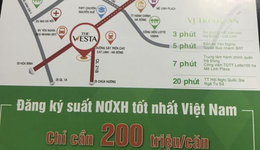 Bán Căn Hộ Chung Cư The Vesta Giá Rẻ Chỉ Từ 200 Triệu