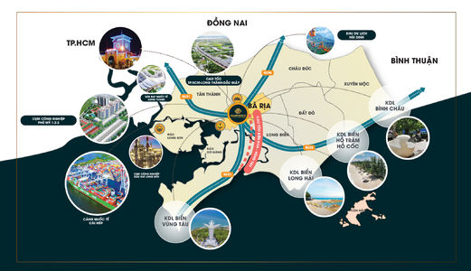 Đất Nền Bà Rịa - Cổng Vàng Kết Nối - Sinh Lợi Cực Cao