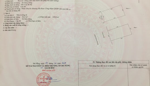 Bán Nhà Mặt Tiền Đường Trường Chinh Quận Thanh Khê Đà Nẵng