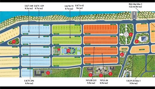Chính Chủ Cần Bán Lô Đất Kđt Nam Sông Cái, Sát Tượng Đài, Giá Chỉ 8,5 Triệu/m2