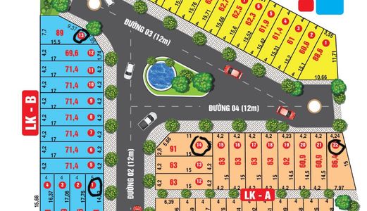 Bán Đất 2 Mặt Tiền Kinh Doanh Buôn Bán Dĩ An Bình Dương