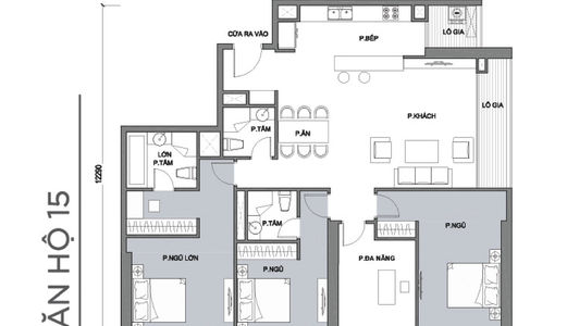 Bán Căn Hộ Vinhomes Central Park, 4 Phòng Ngủ, 153,6M2 - 11,5 Tỷ