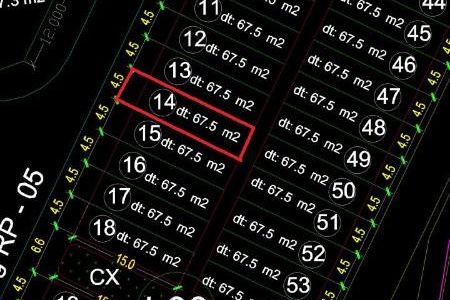 Bán Lô B33-14 Khu Đô Thị Cao Xanh, Hà Khánh A. Dt: 67.5M2, Mt: 4.5M