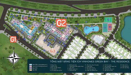 Chính Chủ Bán Căn 3 Ngủ Đẹp Vinhome Greenbay, Giá Chỉ Từ 3.19 Tỷ, Lh 0902277137