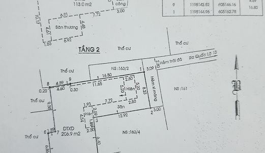Chính Chủ Bán Nhà Phường Hiệp Bình Chánh, Q Thủ Đức Tổng Dt 262M2 Có Nở Hậu.