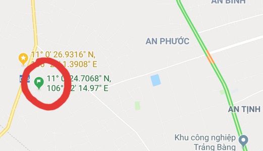 Chính Chủ Cần Bán Đất Ấp An Phú , An Tịnh, Trảng Bàng, Tây  Ninh.