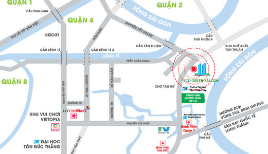 Bán Căn Góc 2 Phòng Ngủ - Tầng 14 Tòa Hr2 – Eco Green Nguyễn Văn Linh Quận 7