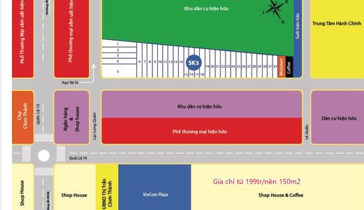 Đất Trung Tâm Thị Trấn Chơn Thành - Bình Phước 199 Triệu/nền 150M2. Siêu Đẹp