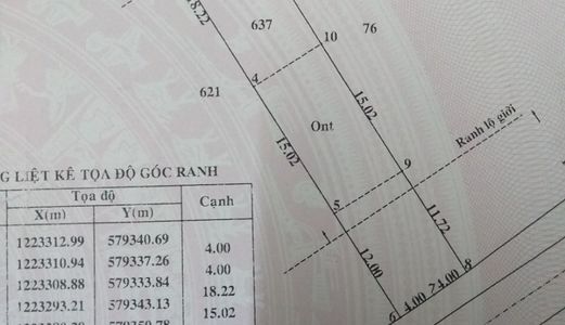 Bán Đất An Nhơn Tây Củ Chi 360M2 Mặt Tiền Tỉnh Lộ 7 Giá 3 Tỷ