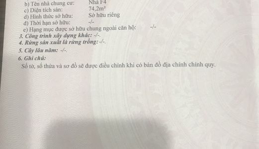 Ban Chung Cư Toà Nhà F4 Đường Trung Kính