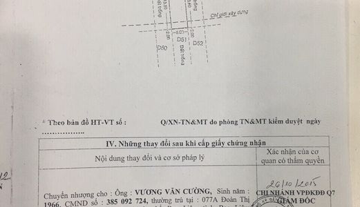 Bán Đất Khu Tái Định Cư Phạm Hữu Lầu .dt 5X18M. Hướng Bắc . Đường 10M. Giá 6 Tỷ .