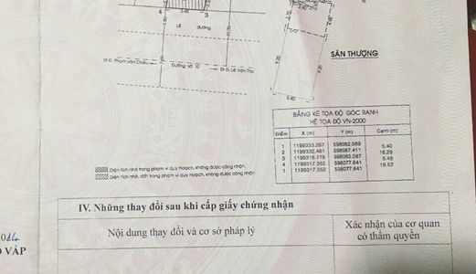 Nhà Mặt Tiền Đường Cây Trâm Q Gò Vấp, 4 Lầu 14 Phòng, Tiện Kinh Doanh