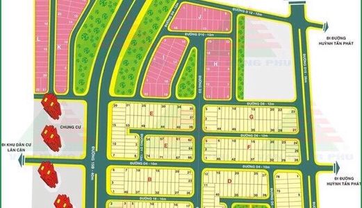 Cần Bán Đất Minh Long Nhà Bè Dãy D Và F - Lh: 0911106397