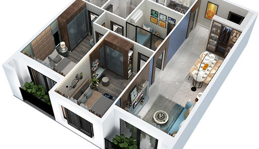 Bán Căn Hộ 2 Phòng Ngủ + 1 Hà Đô Centrosa Garden, Quận 10. Diện Tích 108M2