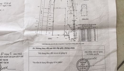 Nhà Mặt Tiền Đường Số 1, P.13, Q. Gò Vấp. Dt: 440M2