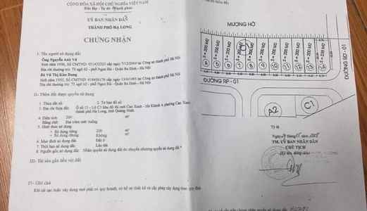 Bán C1-13 Và C5-20 Kđt Cao Xanh,hà Khánh A.Dt: 200M2, Mặt Tiền: 8M !