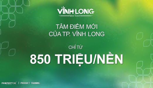 Mở Bán Giai Đoạn Đầu Đất Nền Trung Tâm Tp Vĩnh Long Chỉ Từ 850 Triệu/nền - Sổ Đỏ Trao Tay